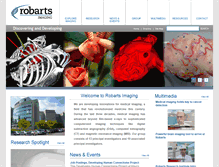 Tablet Screenshot of imaging.robarts.ca